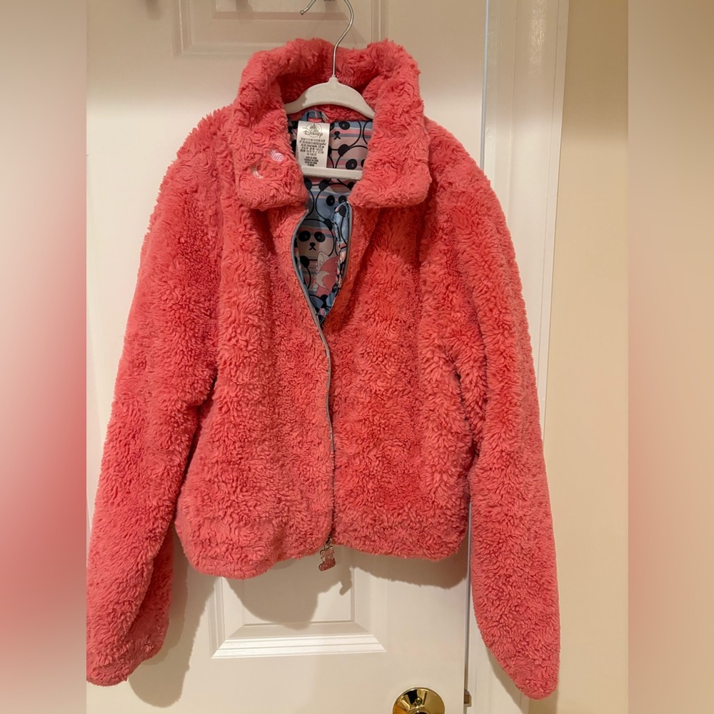 Disney Red Panda Coral Fleece Jacket Sz 11/12